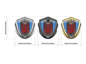VW 3d Emblema Insignia Estilo Max Robusto 3D Metal